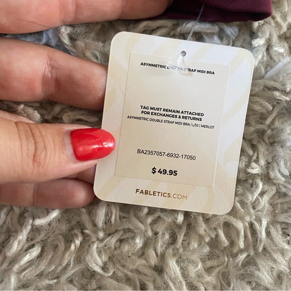 Fabletics Asymmetrical Double Strap Midi Bra - Picture 5 of 5